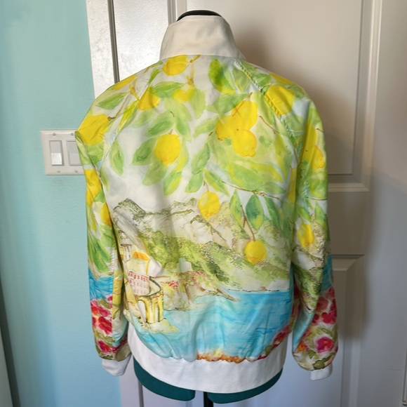 Ralph Lauren Torrence Print Reversible Jacket - purple label Bomber Jacket - Picture 5 of 11